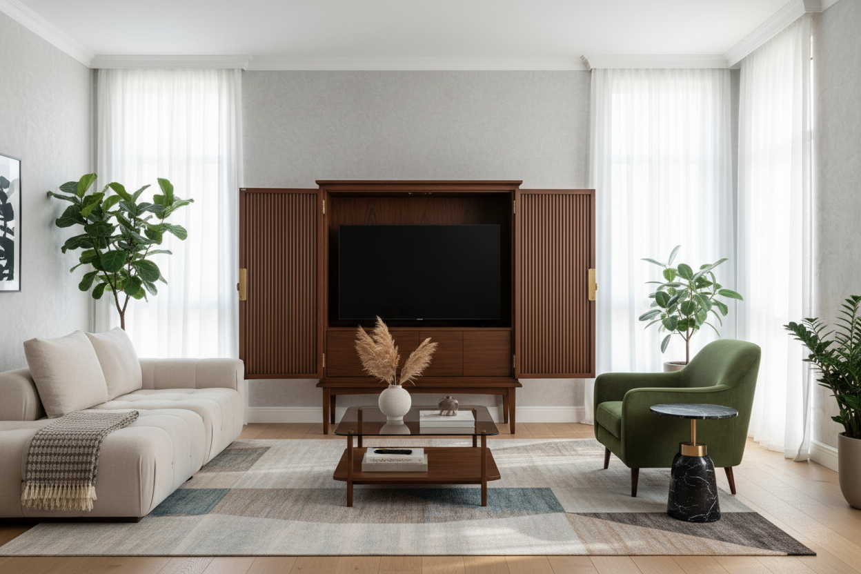 Can You Actually Find a Modern Armoire for 55 Inch TV Screens?