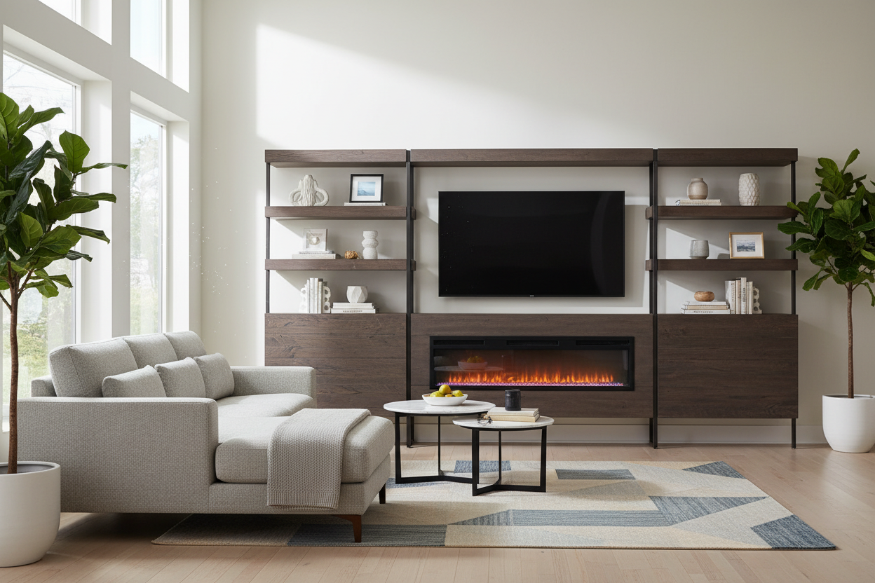 I Judged Slumberland Furniture TV Stands Until I Saw the Fireplace Units