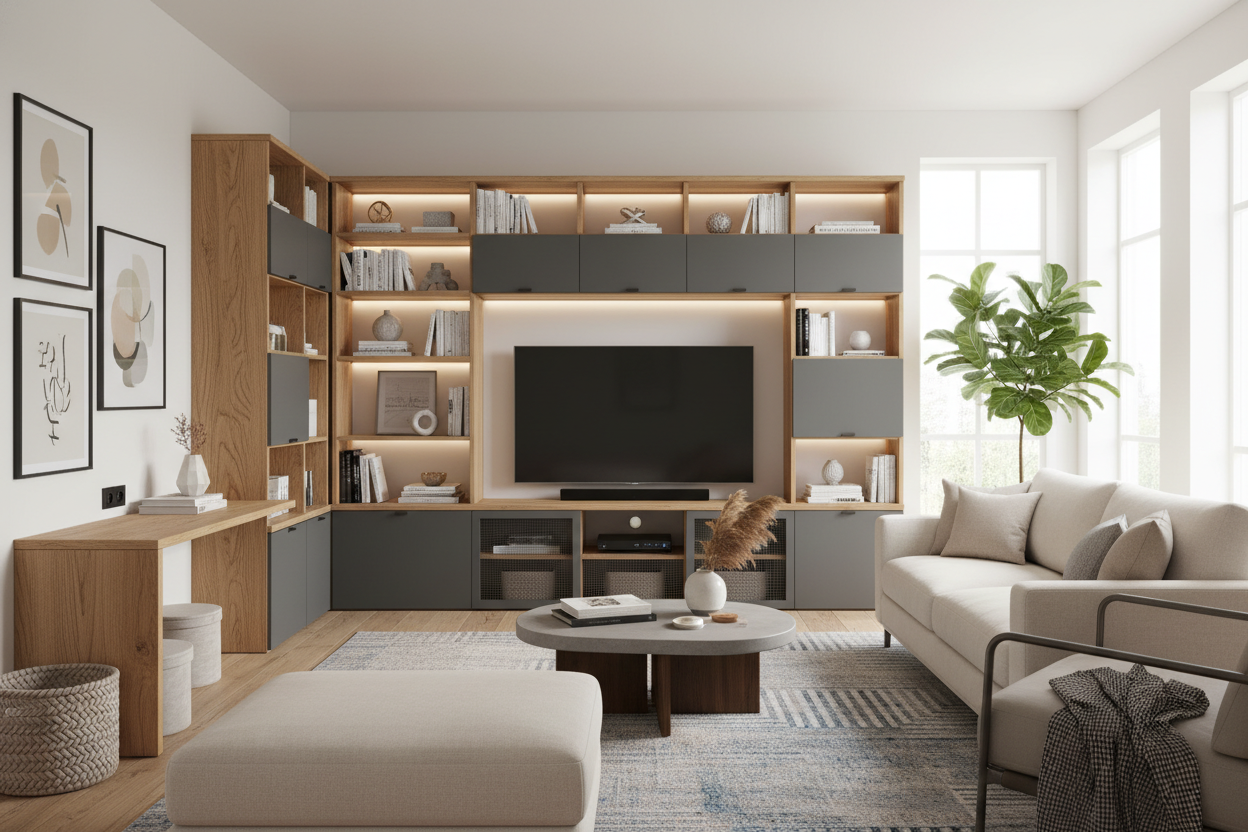 How a Modular Entertainment Center Saved My Awkward Living Room