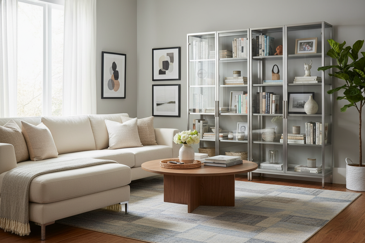 I Bought That Bookcase With Glass Doors Target Kept Showing Me