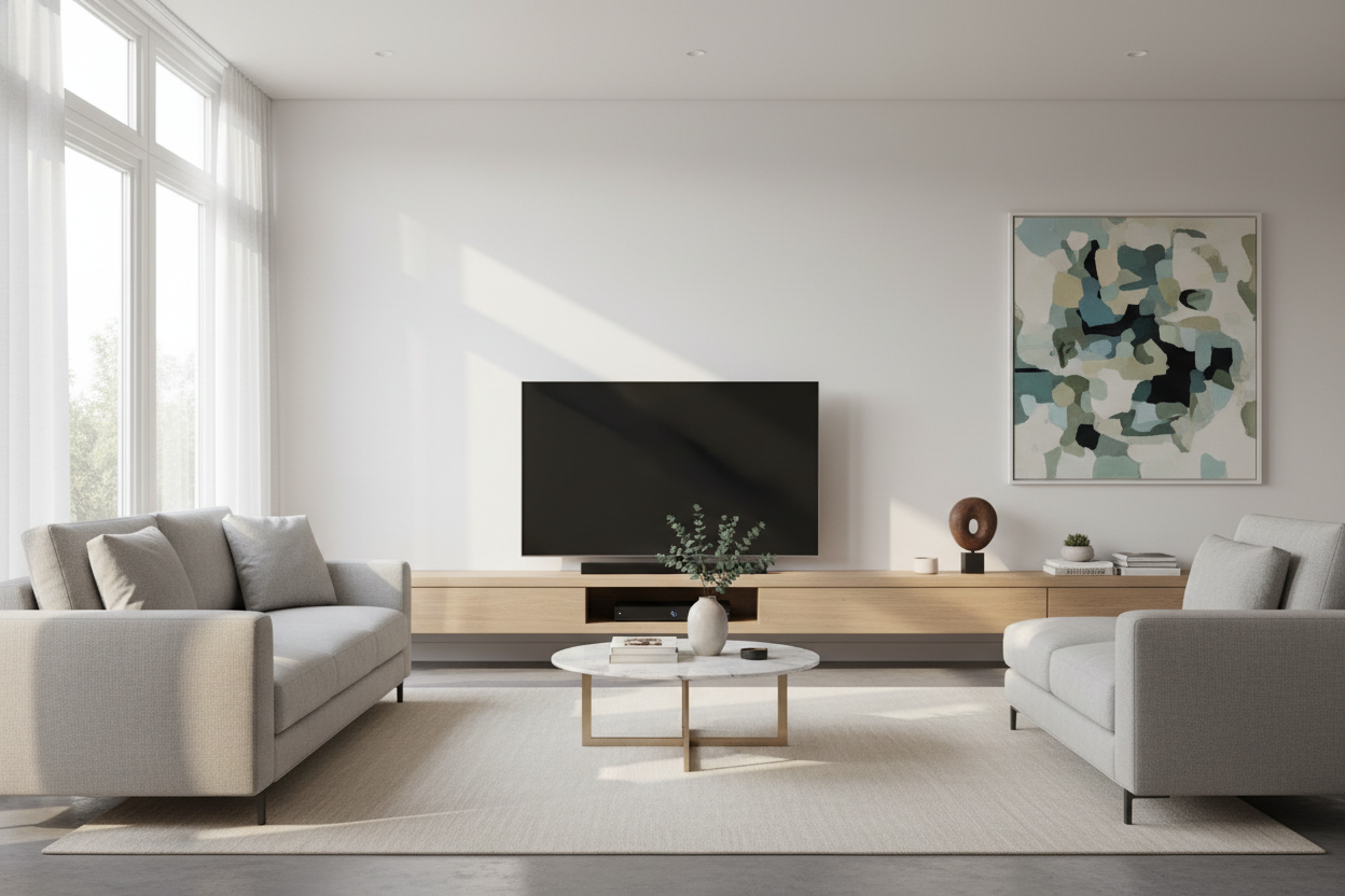 Stop Looking for a Statement Piece—Buy a Simple TV Stand
