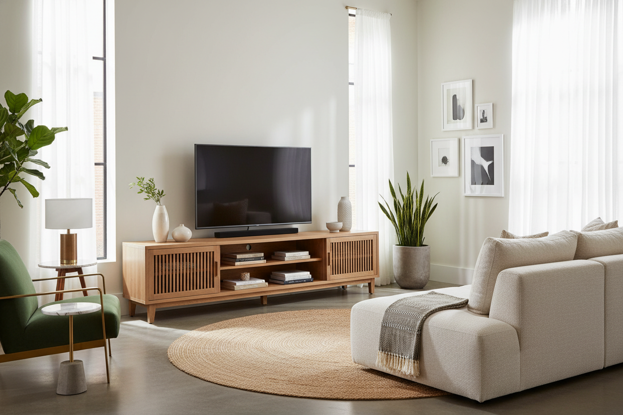 I Spent Months Hunting for a 55 Inch TV Stand That Wasn't Hideous