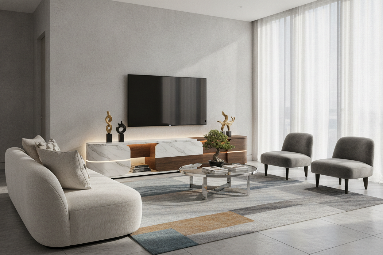 I Traded My Mid-Century Console for a Post Modern TV Stand