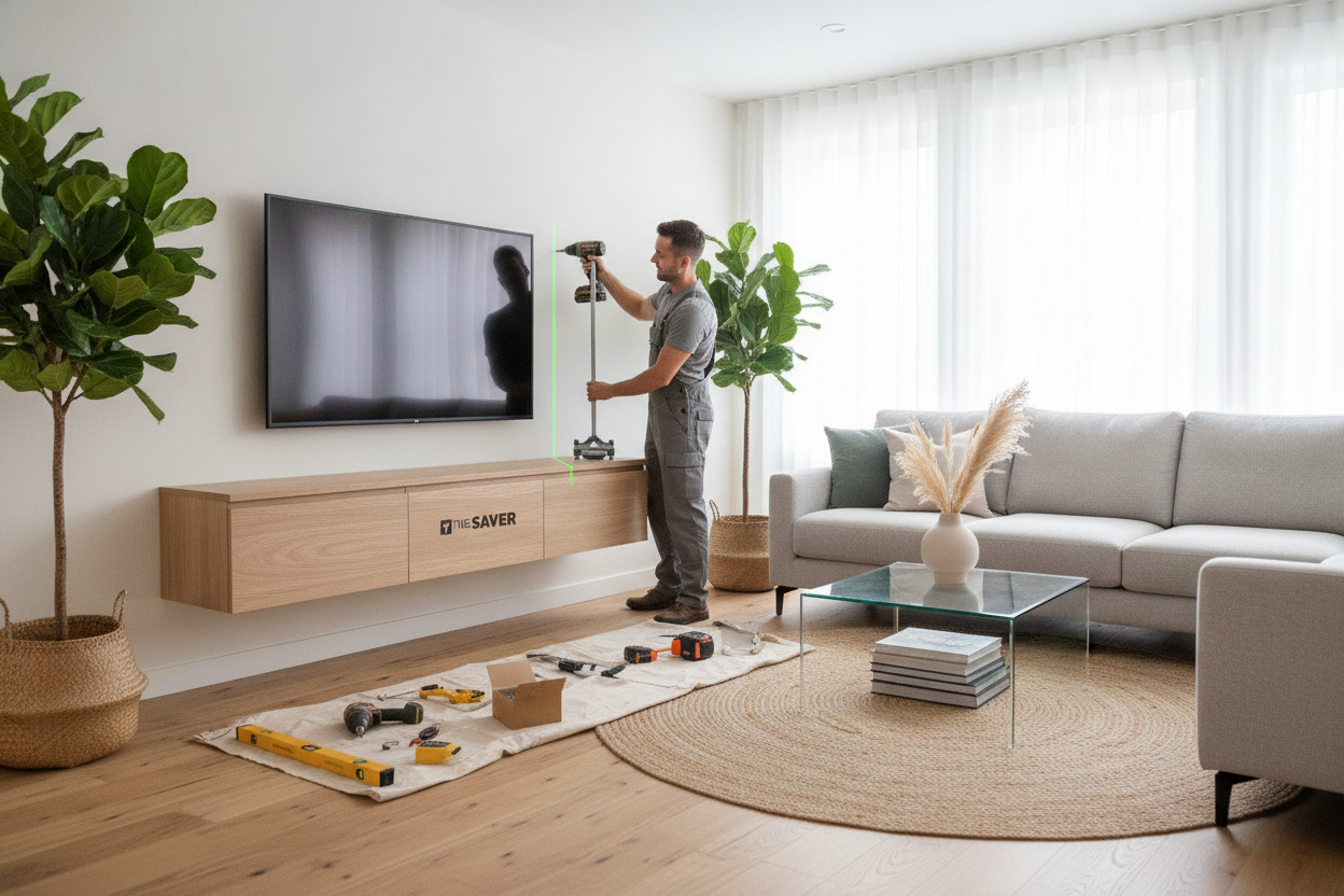 The Tool That Saved My Floating TV Stand Installation
