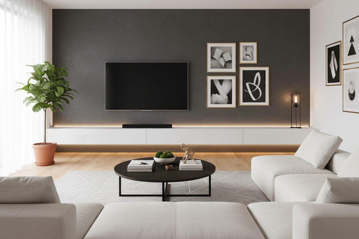 Can a Floating TV Shelf With LED Lights Actually Look Grown-Up?