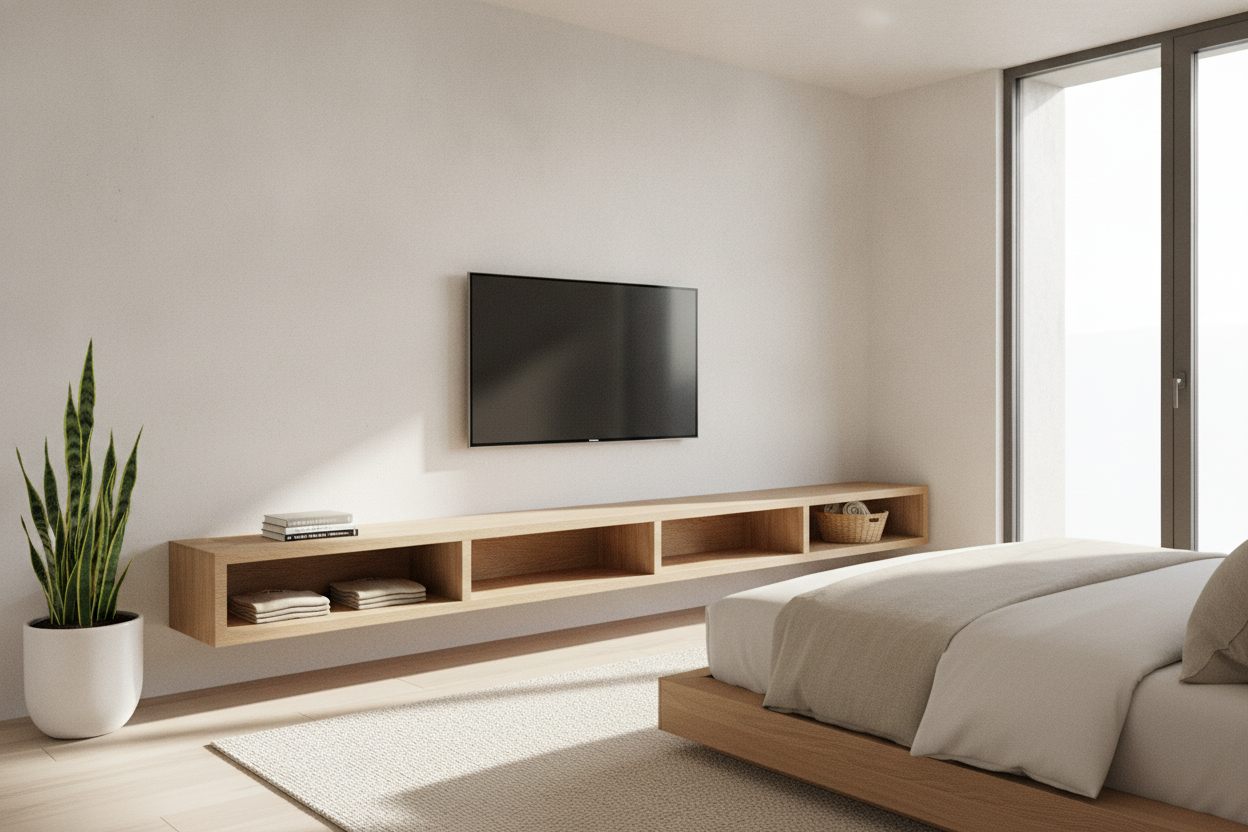 Why I Ditched My Dresser for a Simple Shelf for TV