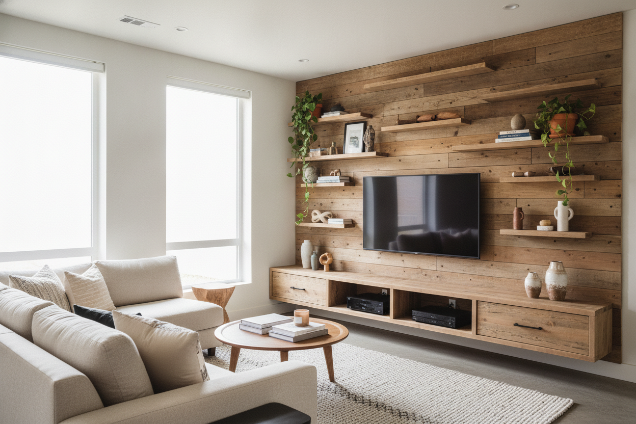 I Built DIY TV Wall Shelves (And Made Every Rookie Mistake)