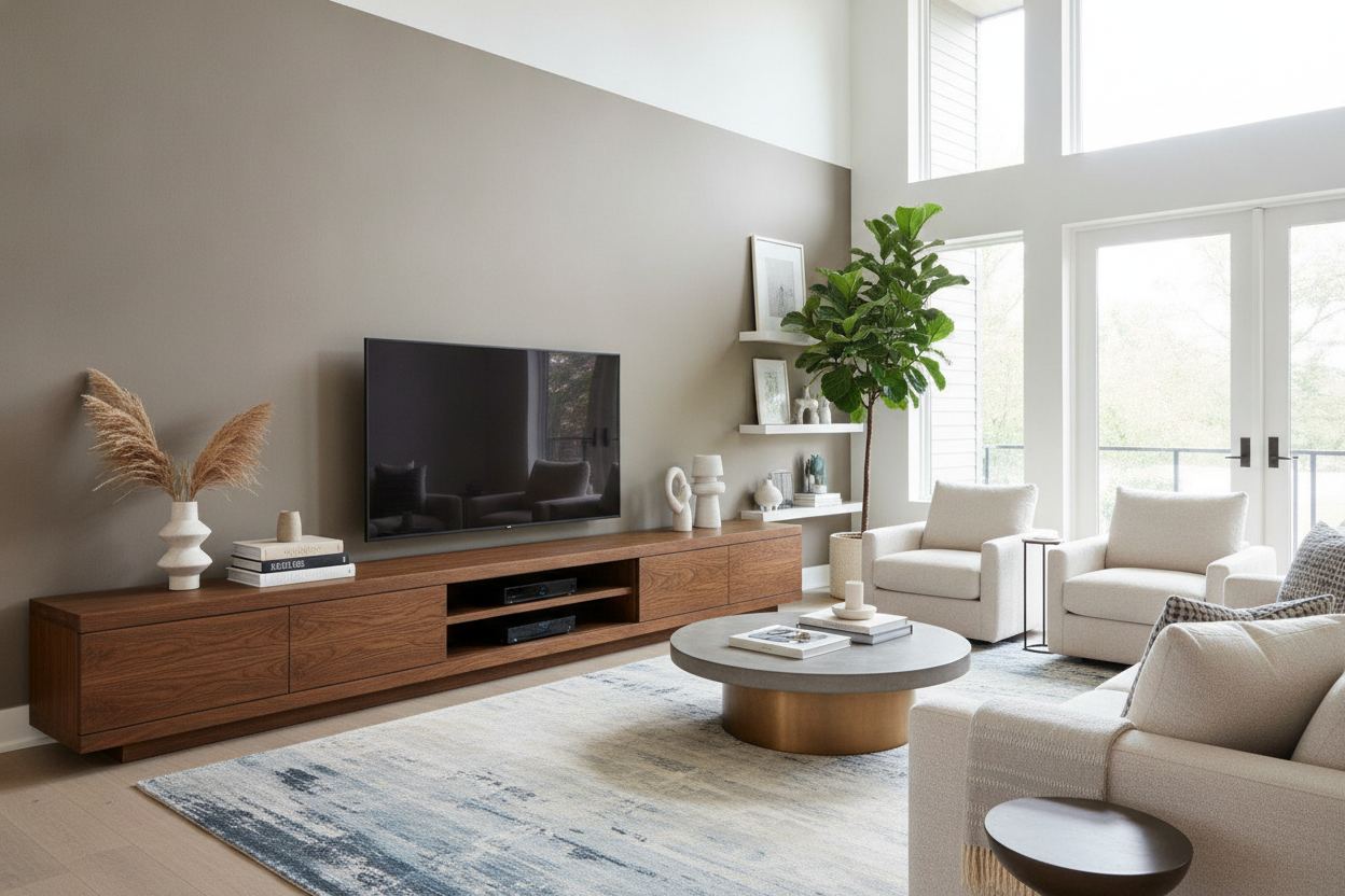 Stop Buying TV Stand Discount Furniture That Bows in the Middle