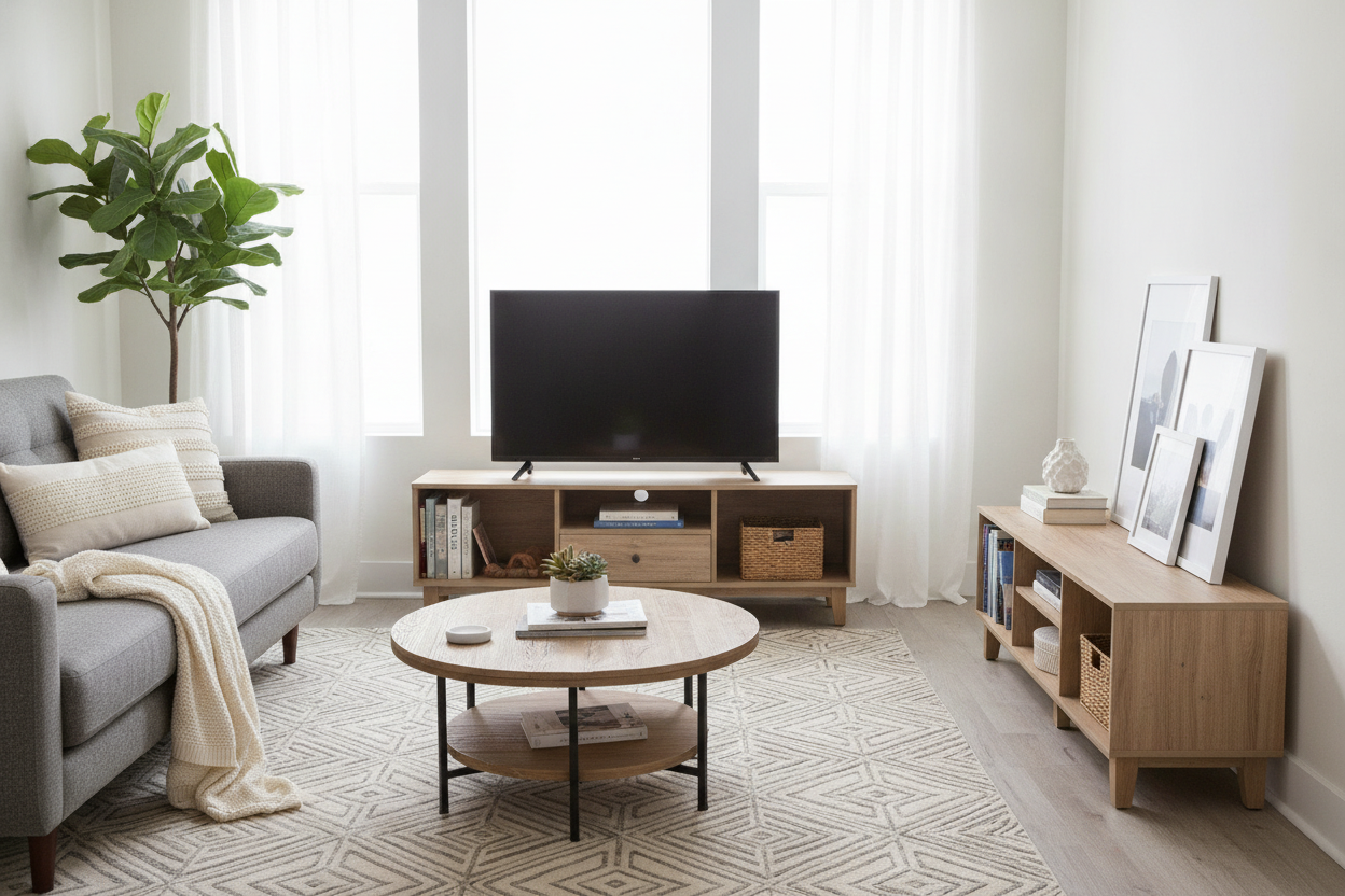 Why That 50 Inch TV Stand Walmart Sells is Actually Perfect