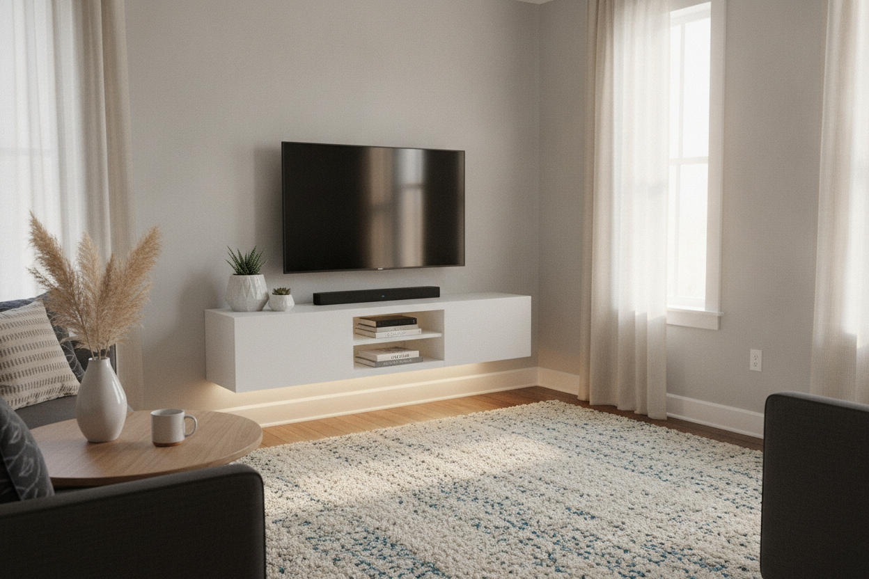 I Trusted My Drywall to a Walmart Floating TV Stand