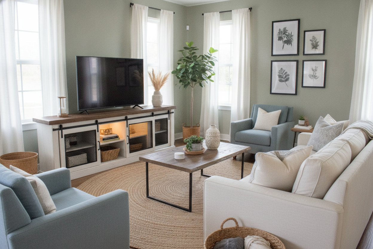 I Upgraded the Farmhouse TV Stand Walmart Shoppers Keep Buying