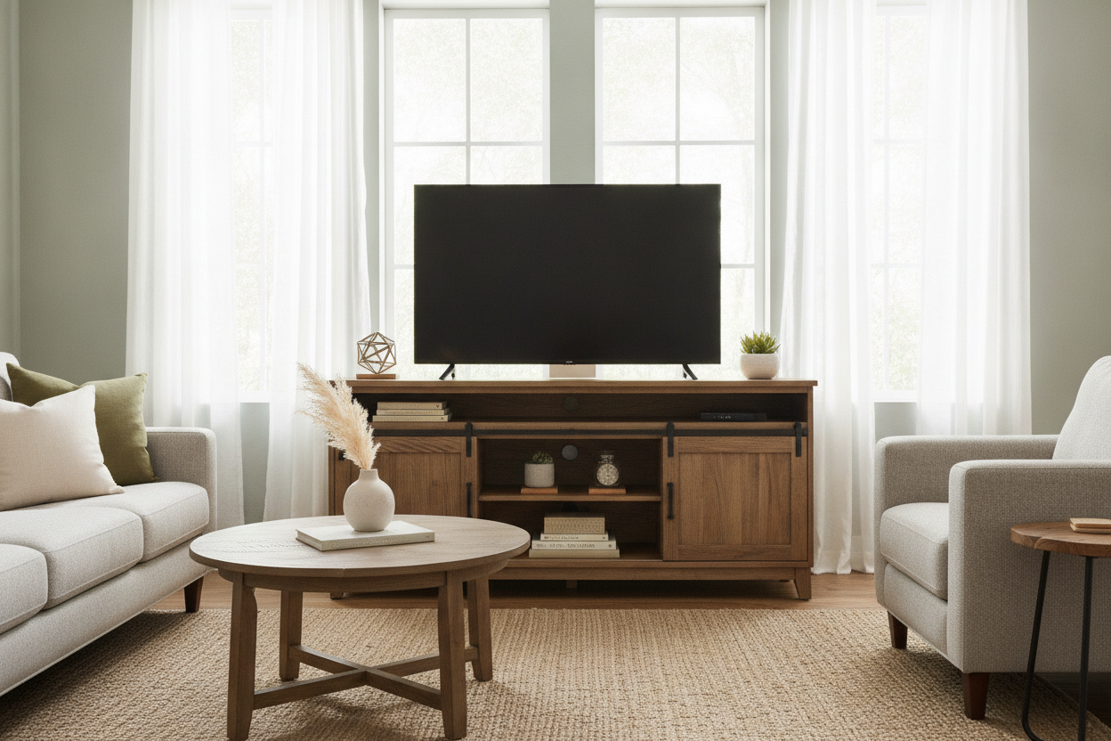 Is a Walmart TV Stand Wood Console Actually Worth the Money?