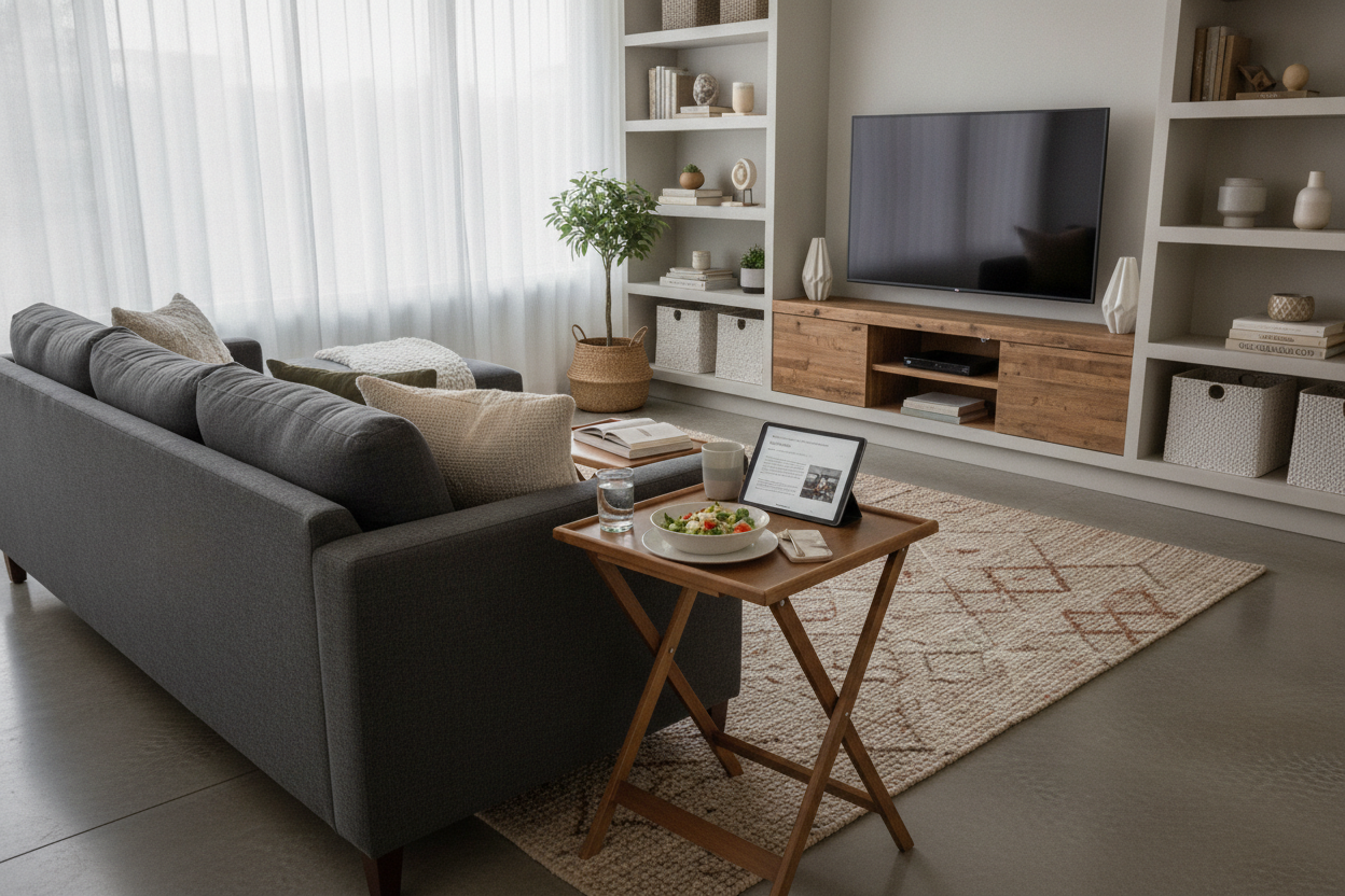 I Swore Off Couch Dinners Until I Bought Costco TV Tray Tables