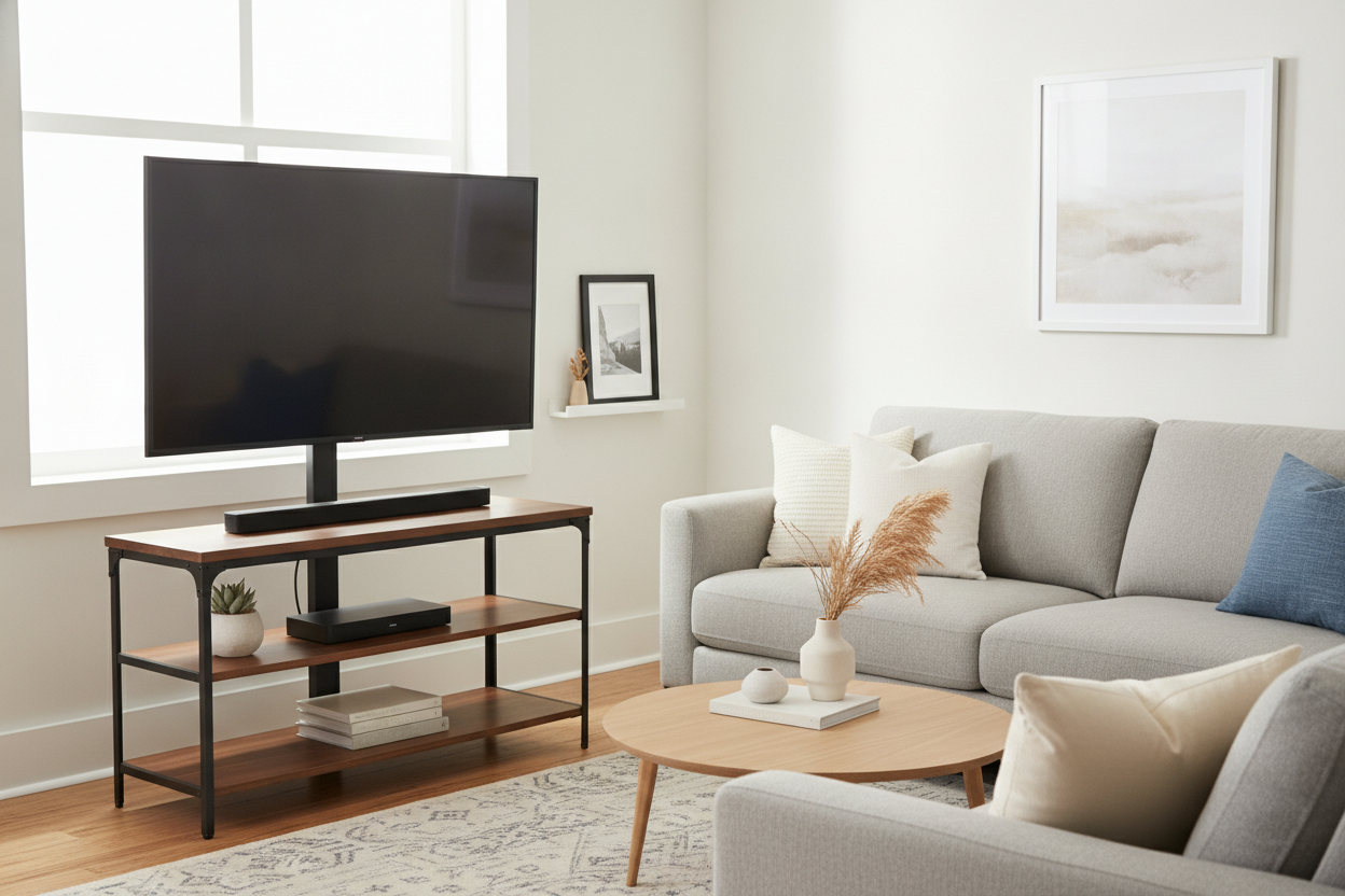 Why I Stopped Drilling Walls and Bought a Whalen TV Stand