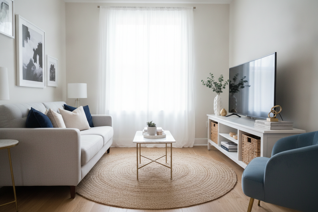 Why I Always Recommend a TV Stand White Color for Tiny Living Rooms