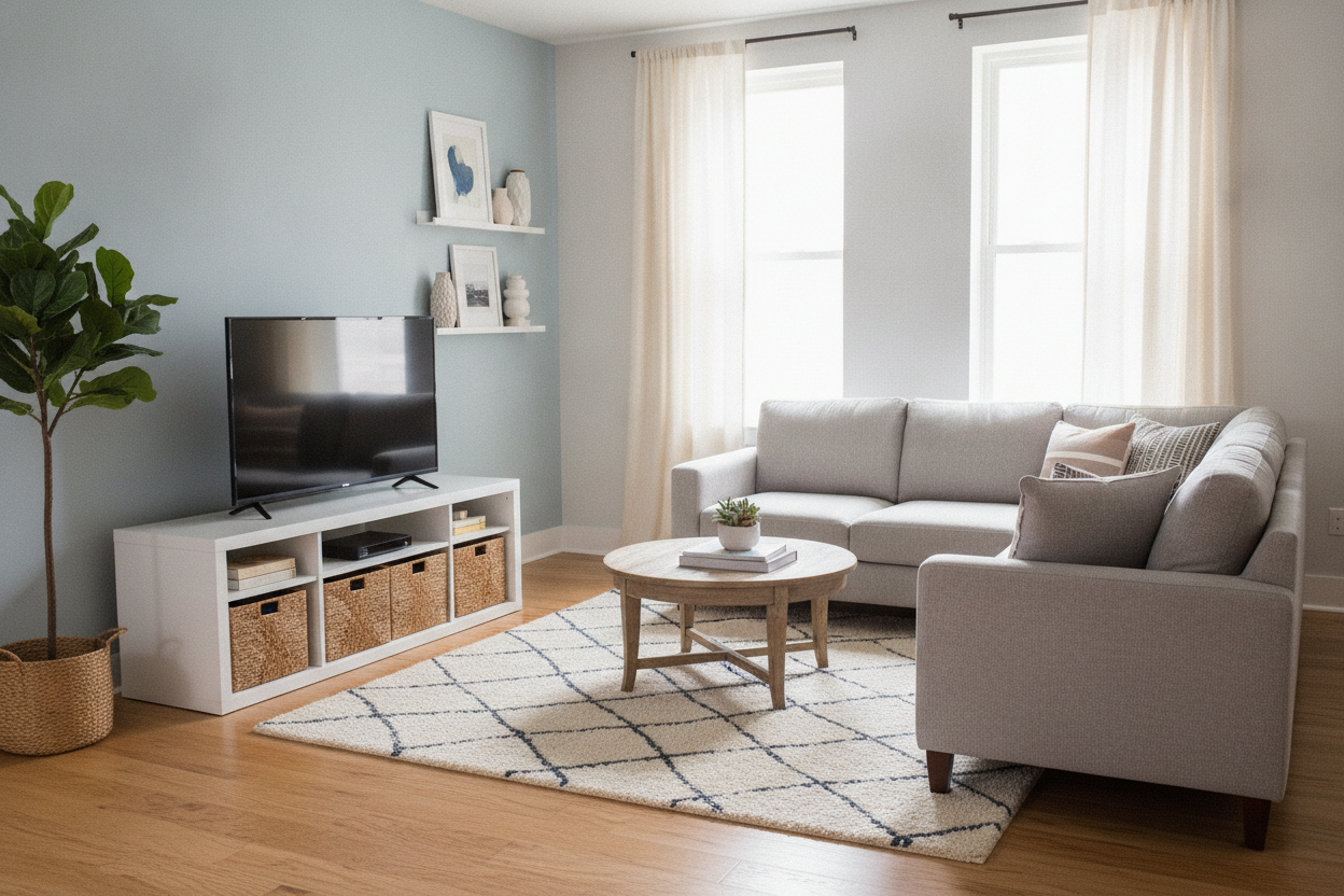 I Downsized to a Wayfair 50 Inch TV Stand to Save My Living Room