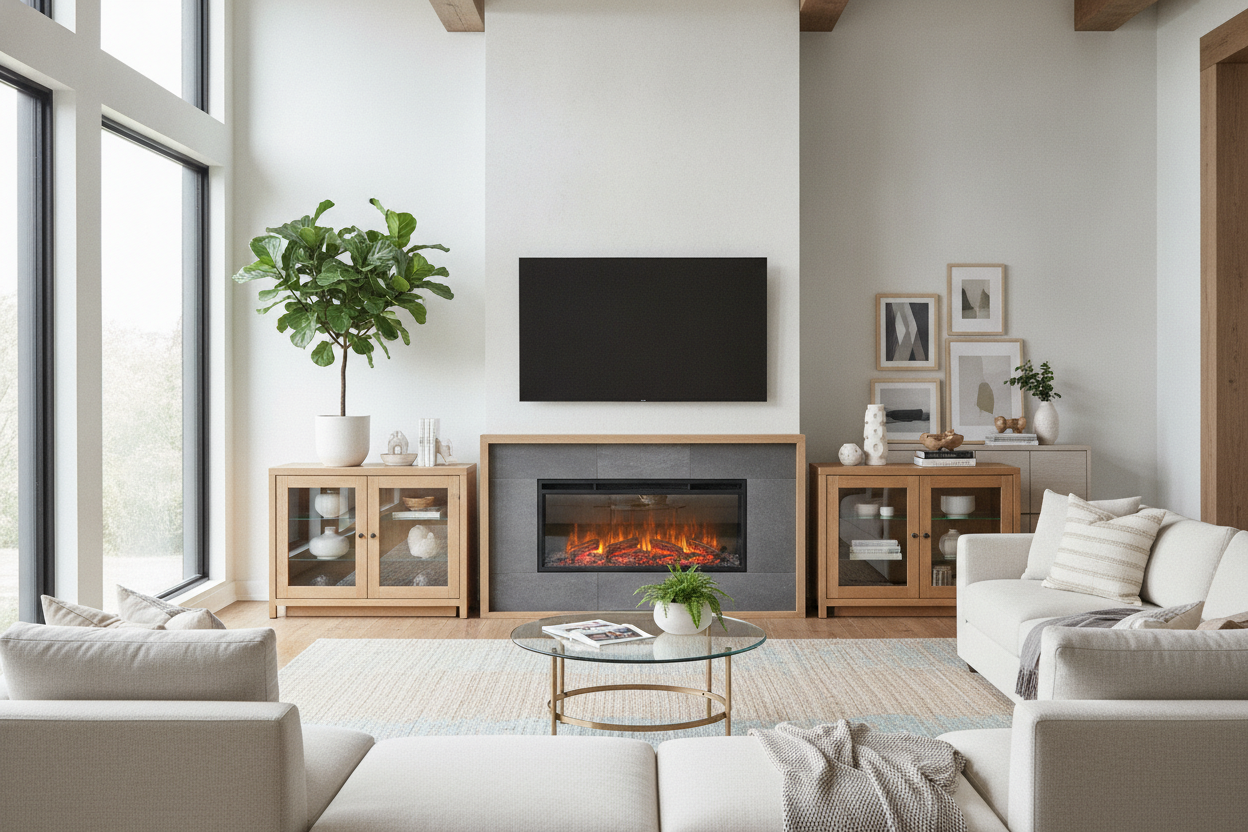 I Actually Bought a Rooms To Go TV Stand With Fireplace (Here's Why)
