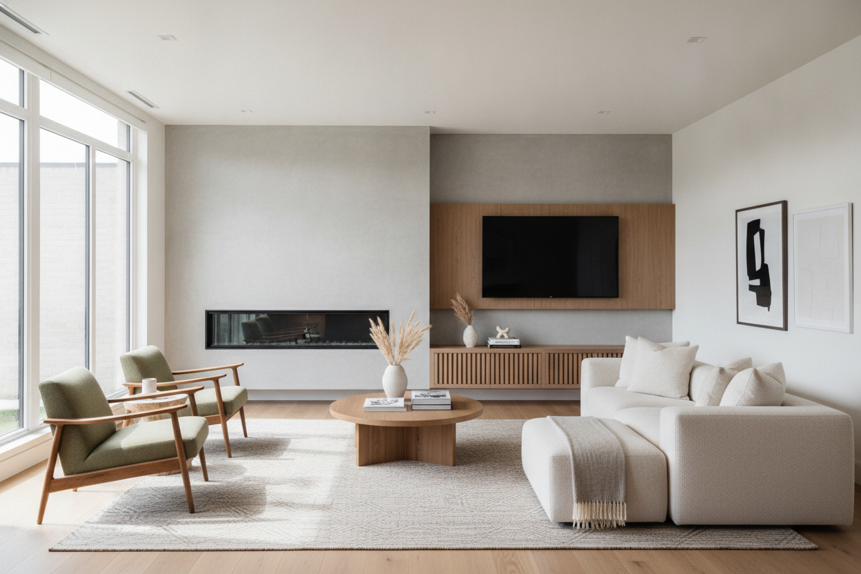 I Hate the Stacked Fireplace and TV Look (Here's What I Did Instead)
