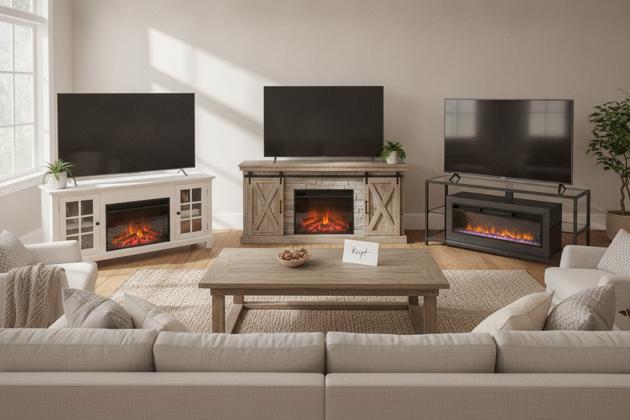 I Ranked 5 Popular 65 Inch Electric Fireplace TV Stands (And Kept One)