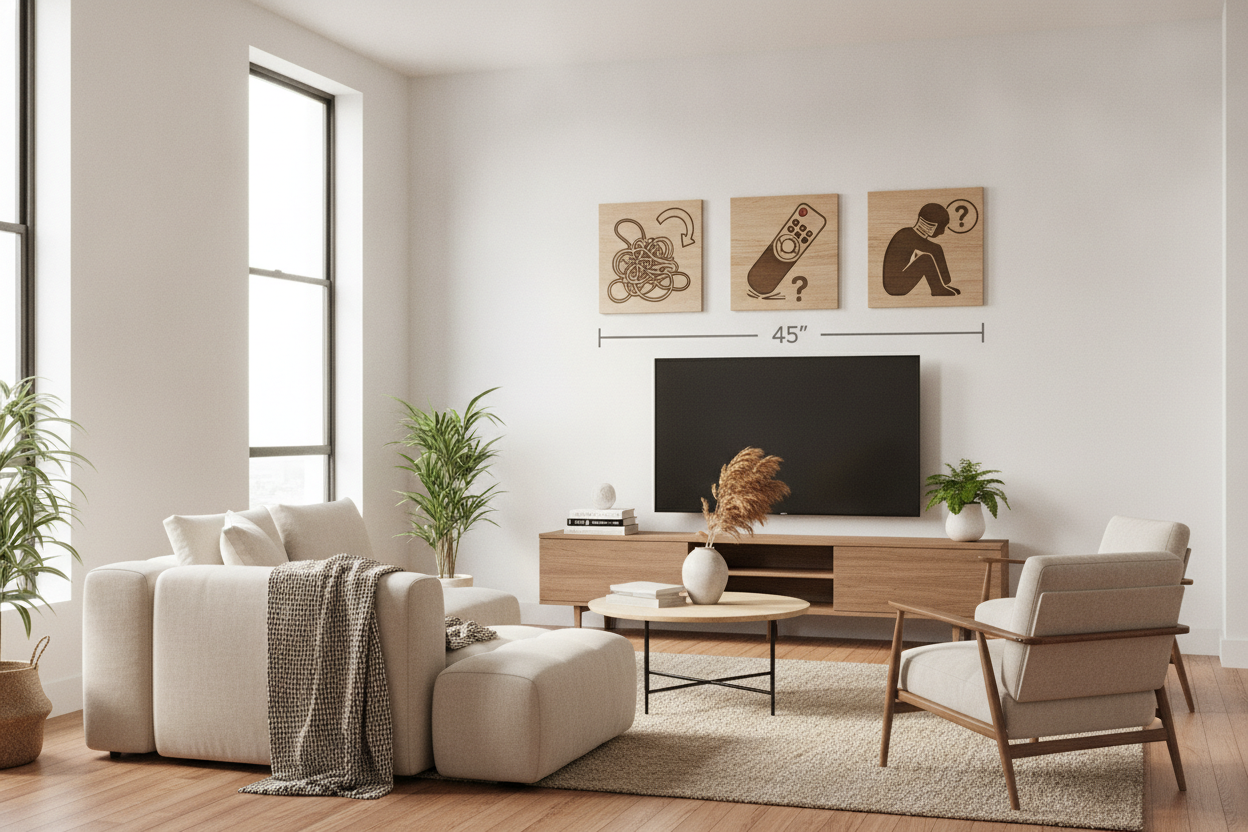 3 Signs Your Floor Plan Needs a TV Stand 45 Inch Wide