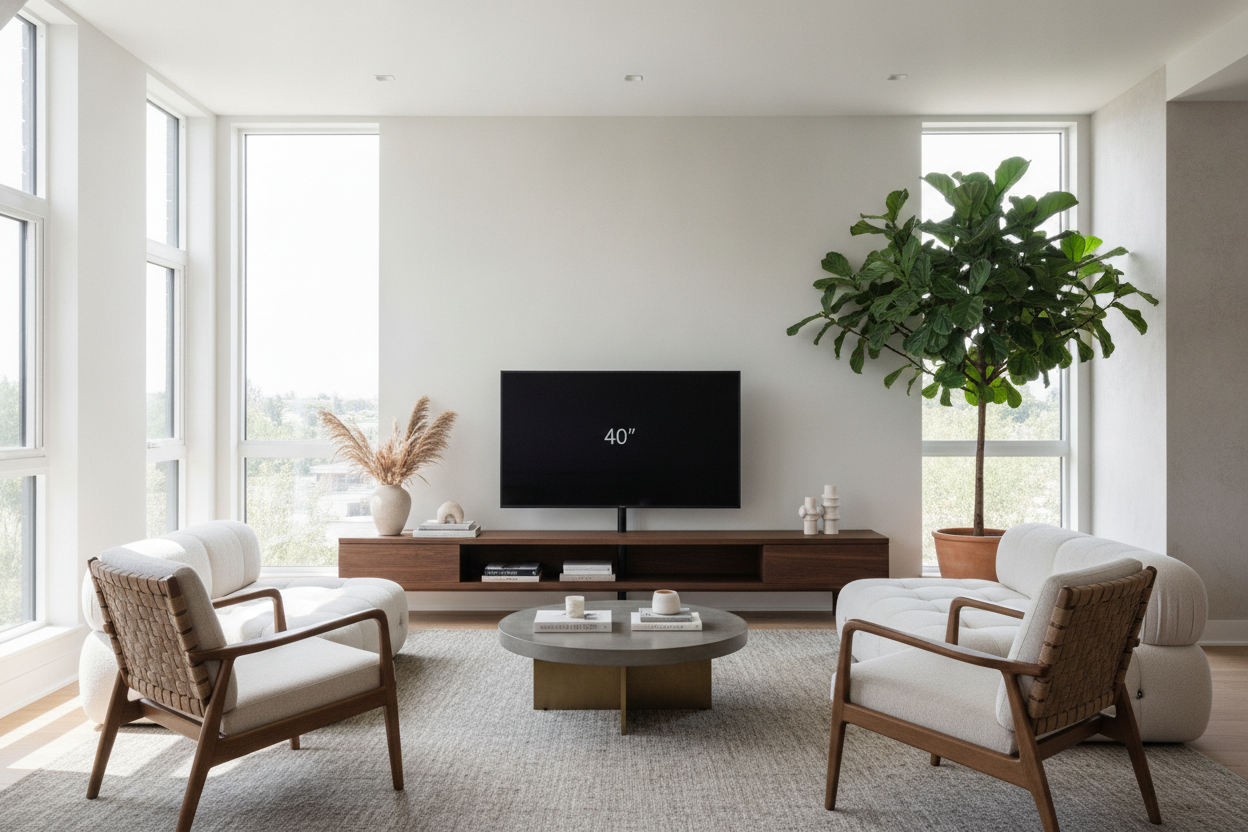 Your Screen Is Too Low: Why You Need a TV Stand 40 Inches High