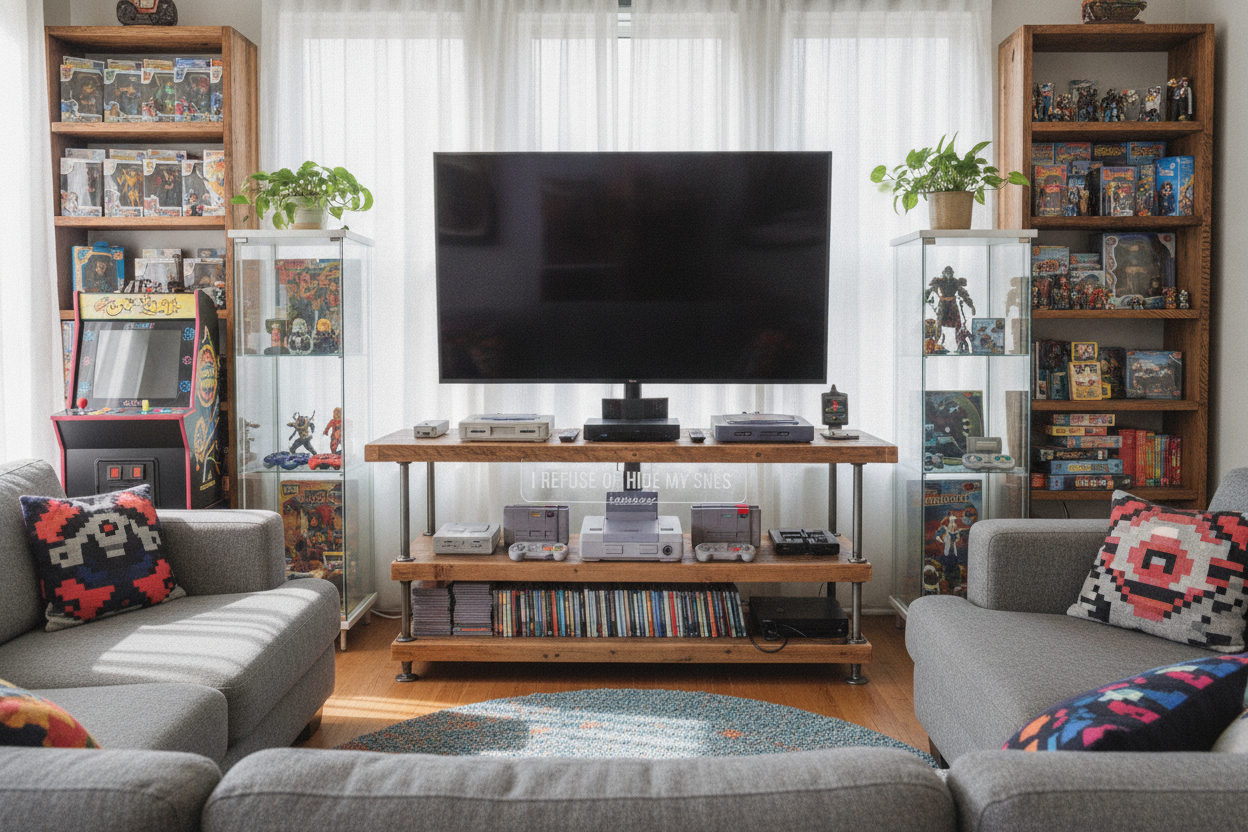 I Refuse to Hide My SNES: Building a Retro Gaming TV Stand