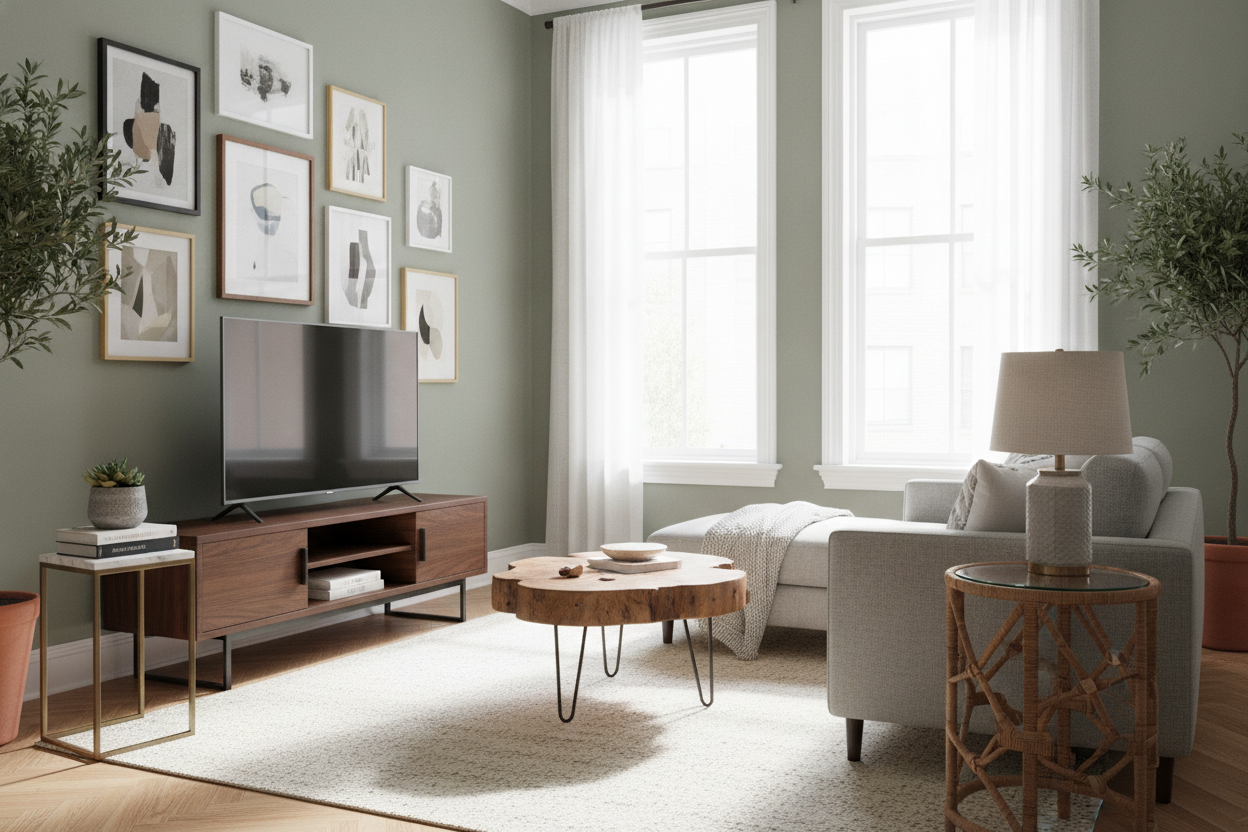 I Stopped Stressing About How to Match Coffee Table With TV Stand