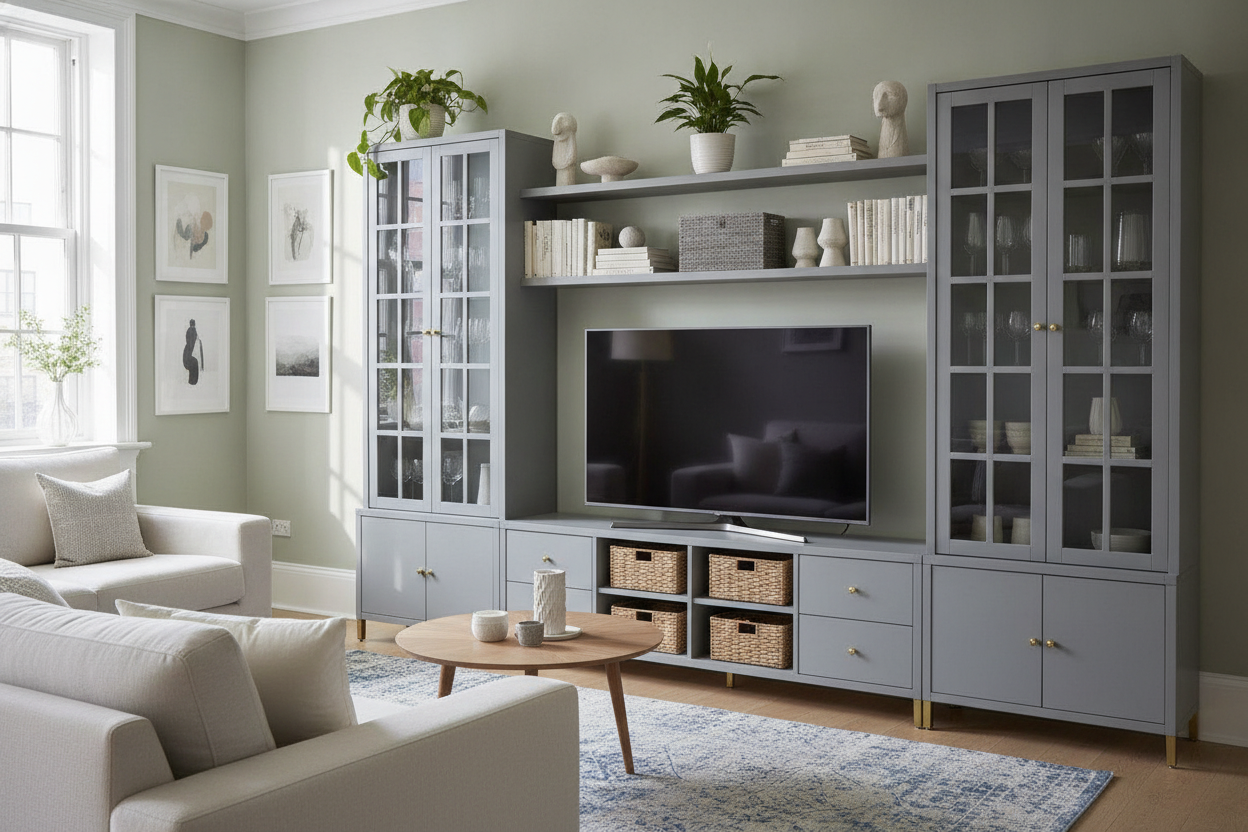 I'll Never Buy a 'Real' Media Console Over an IKEA Shelf TV Stand