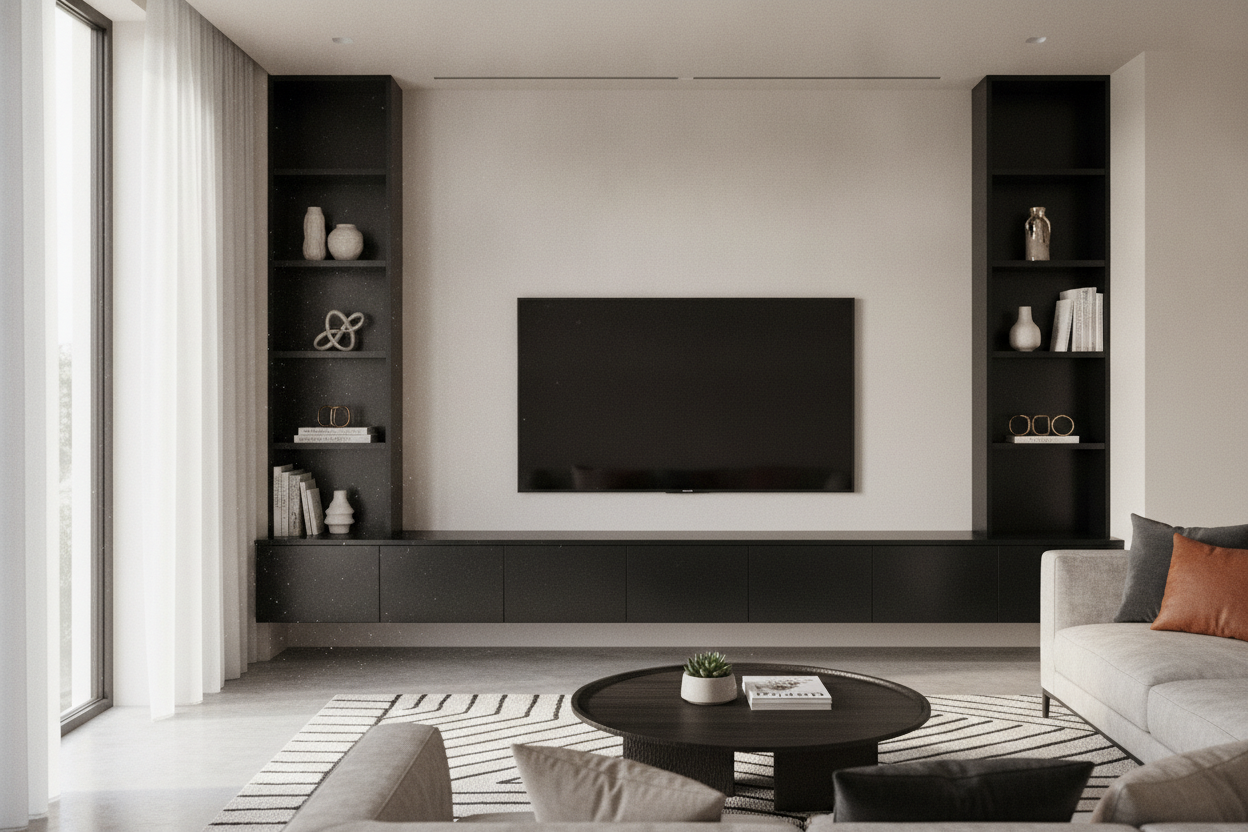 Why I Traded My Trendy Oak Stand for a Black Media Console