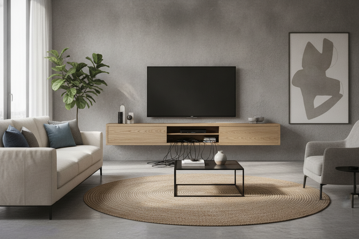 My Floating TV Stand 65 Inch Console Was a Sizing Disaster