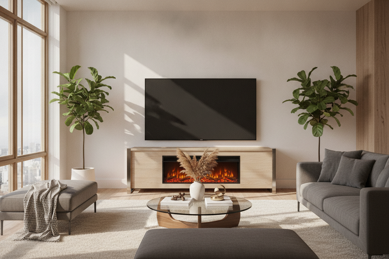Your 75-Inch Screen Demands a 68 Inch TV Stand With Fireplace