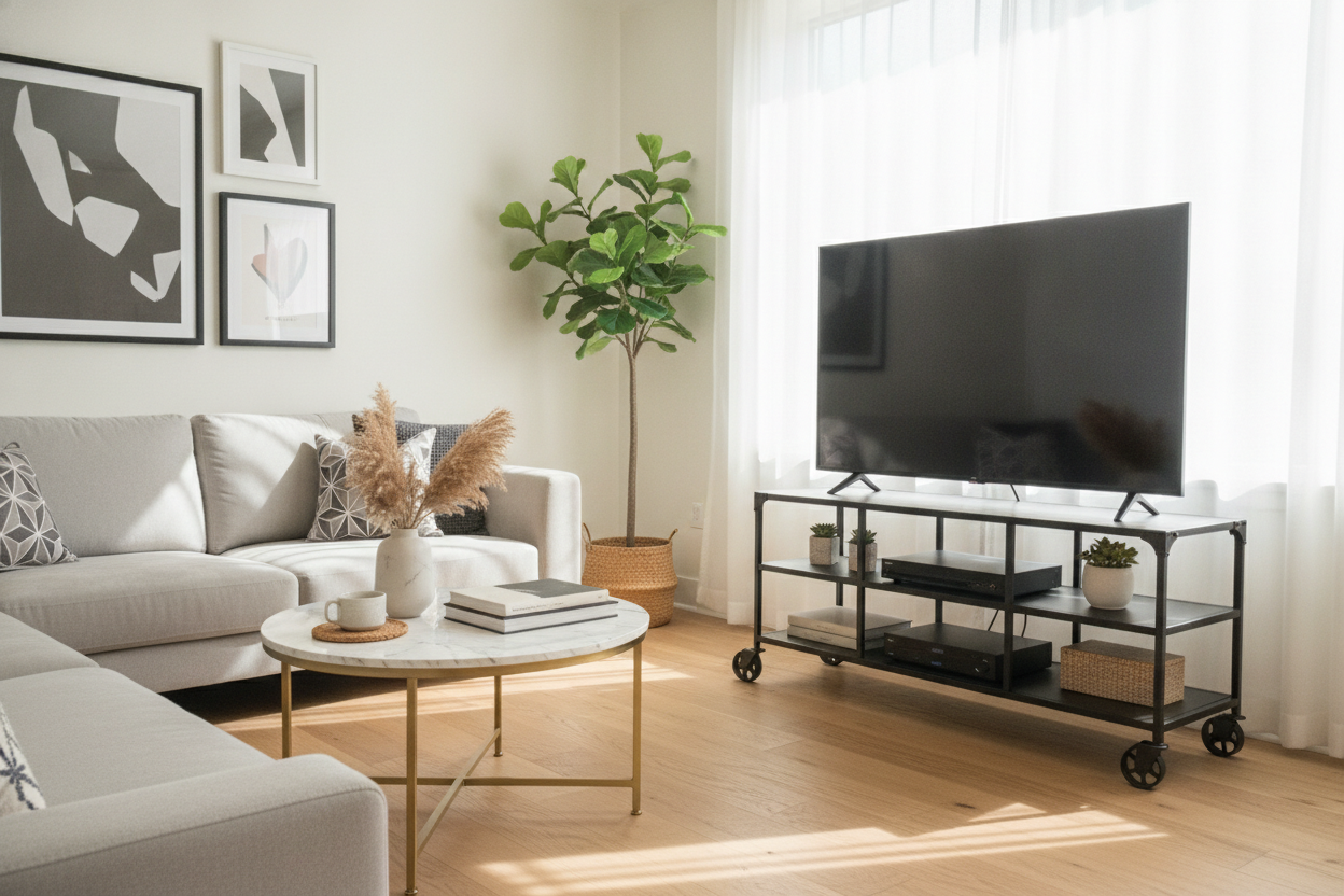 I Bought a Television Stand With Wheels (And I'll Never Go Back)