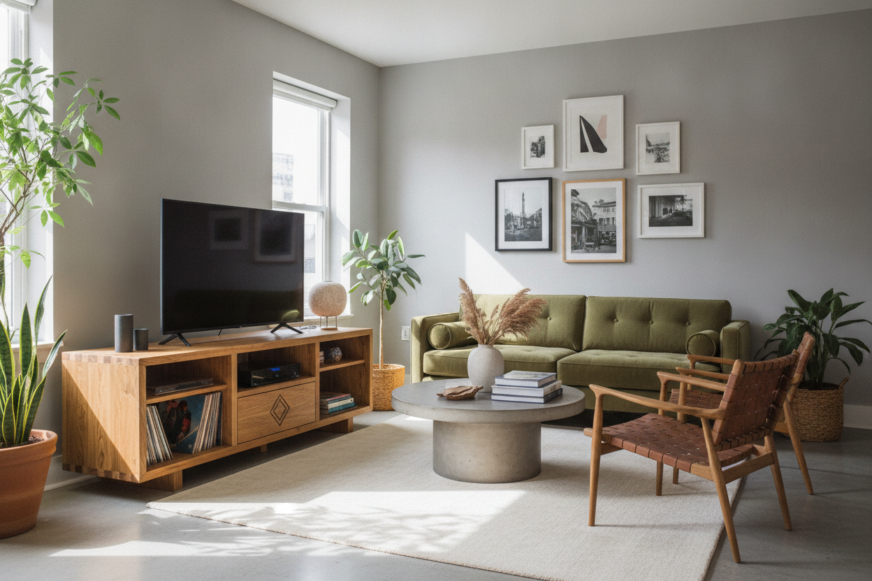 I Built a DIY TV Stand Because I Hate Particle Board