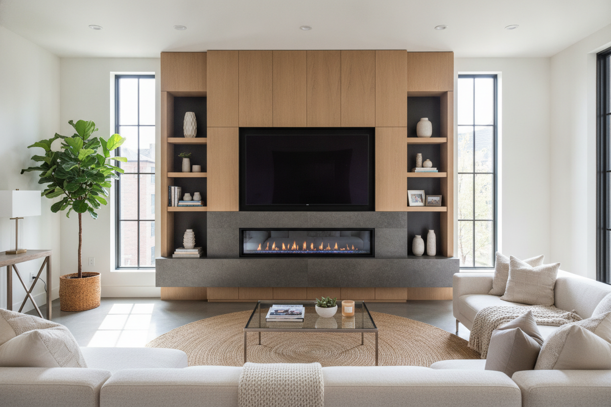 The Contractor Quoted $5k, So I Looked at TV Wall Units With Fireplace