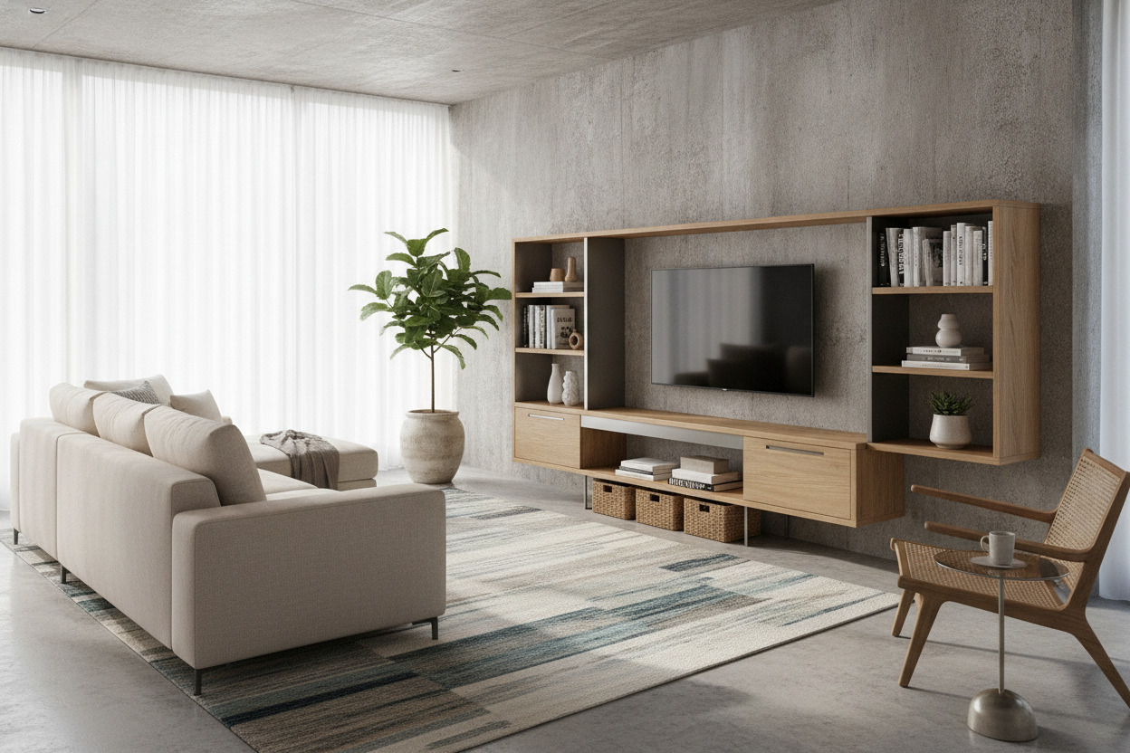 Is an Extendable TV Stand the Fix for That Weird Living Room Wall?
