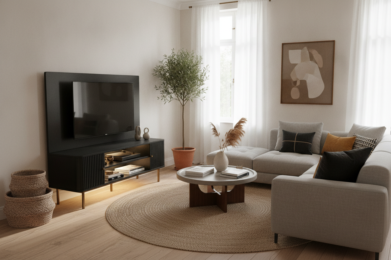 I Refused to Settle for a Basic Black TV Stand for 55 Inch Screens