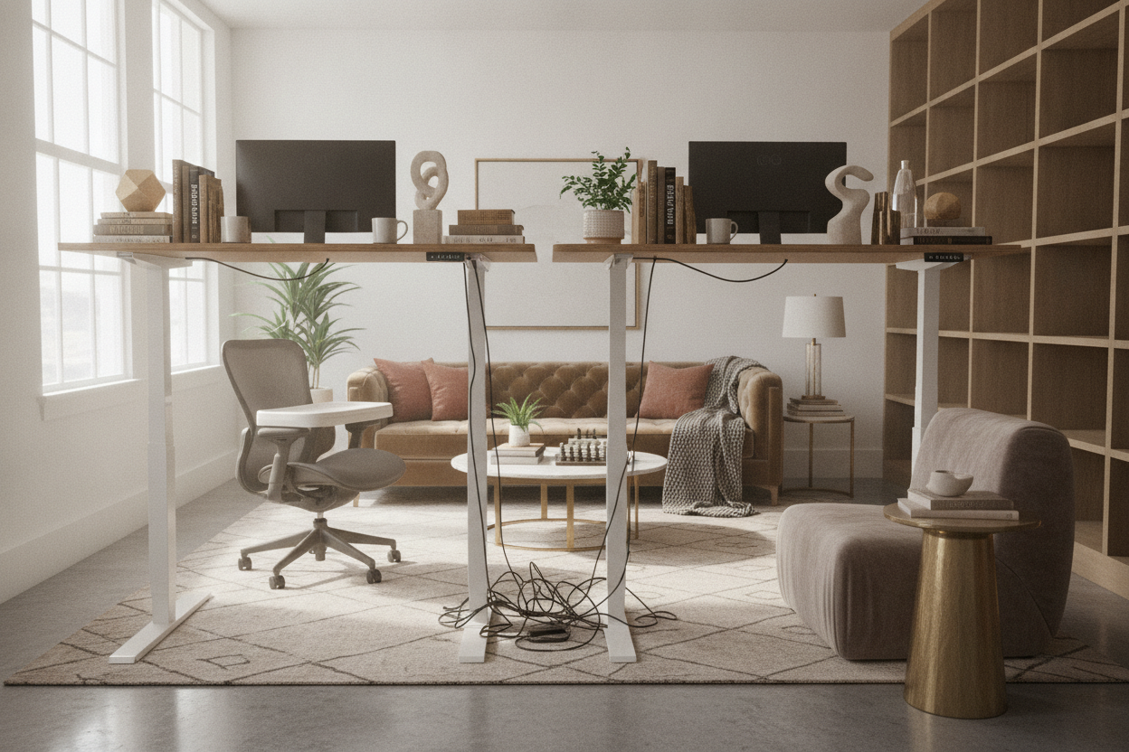 Your Stand Desk Office Looks Weird Because You Only Styled It for Sitting