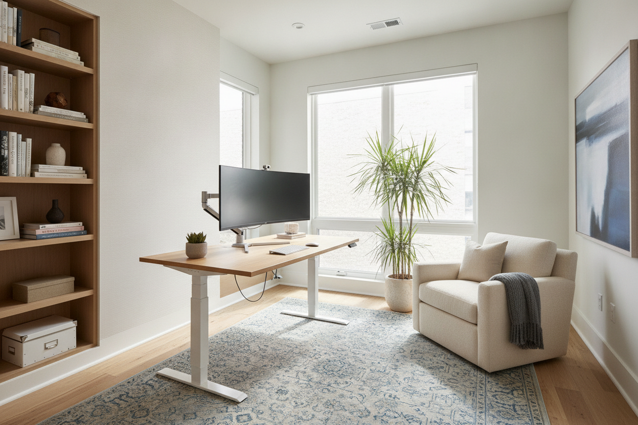 Why Your Standing Desk Home Office Ideas Always Feel Cluttered