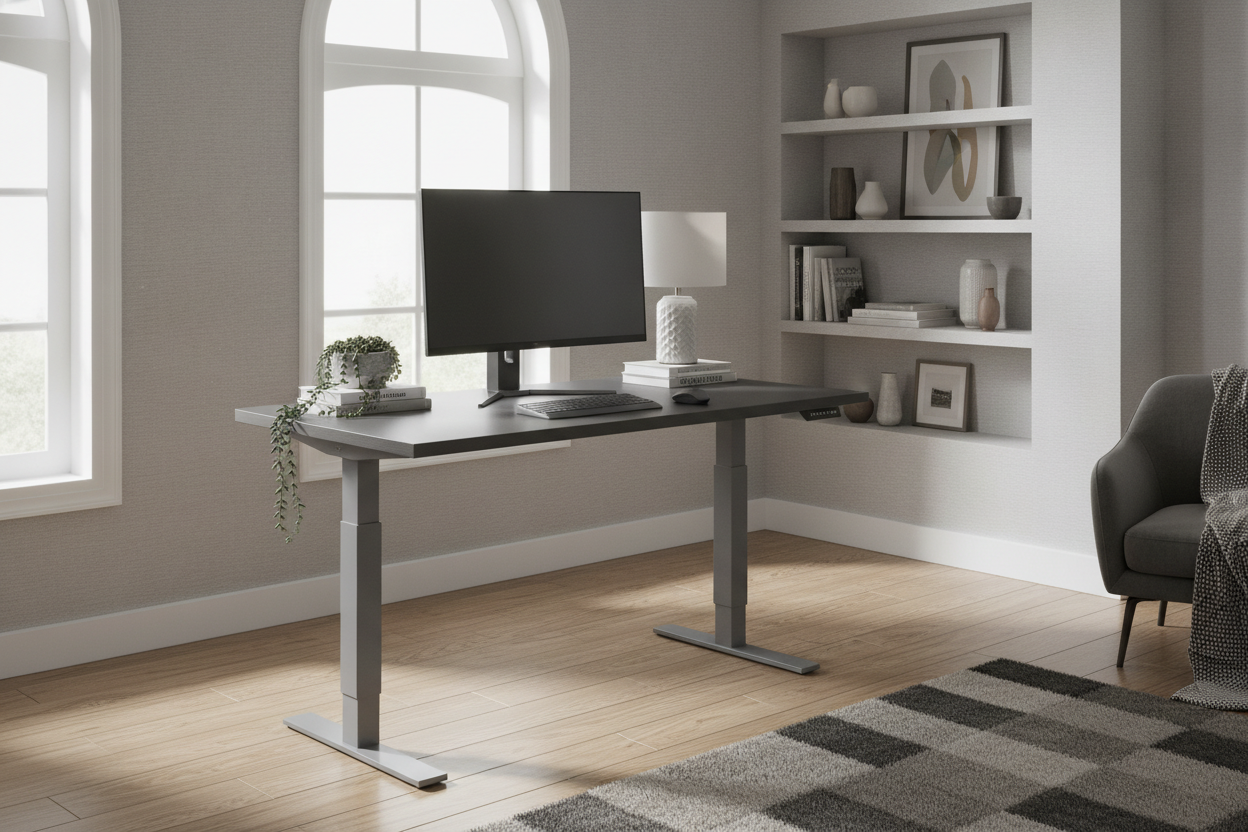 Stop Buying White Desks: My Case for the Grey Standing Desk
