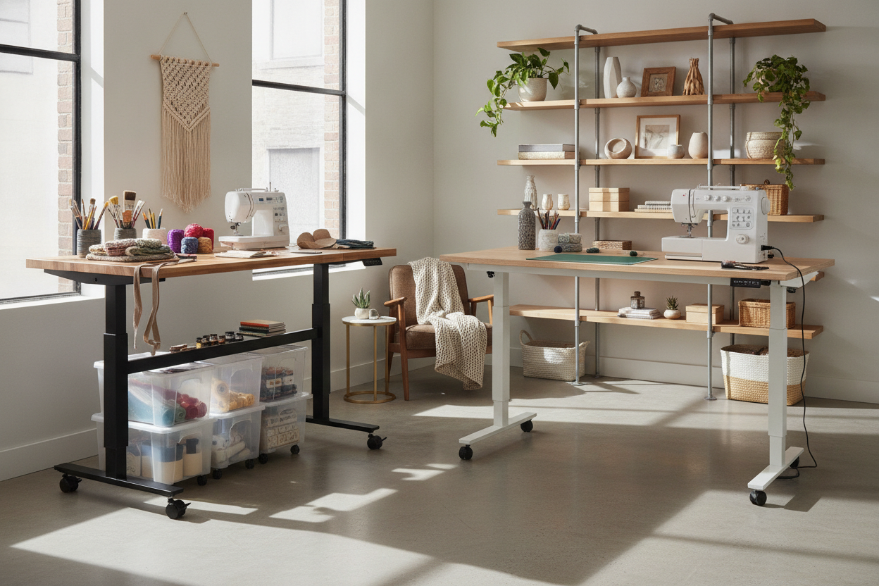 Stop Buying Craft Tables: Why Rolling Standing Desks Are Better