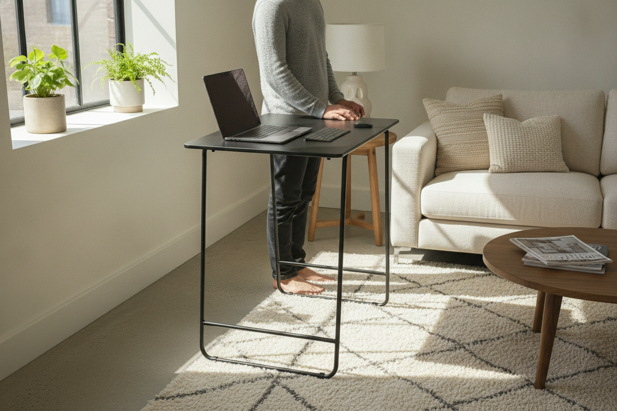 Is That Amazon Portable Standing Desk Just an Overpriced TV Tray?