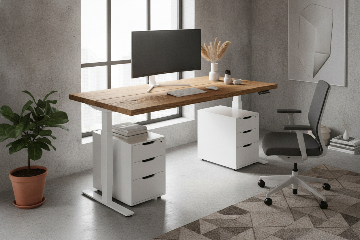 Are IKEA Legs for Standing Desk Strong Enough for Real Wood?