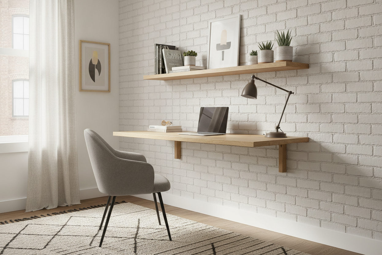 I Saved My Tiny Bedroom With a Desk No Legs Attached