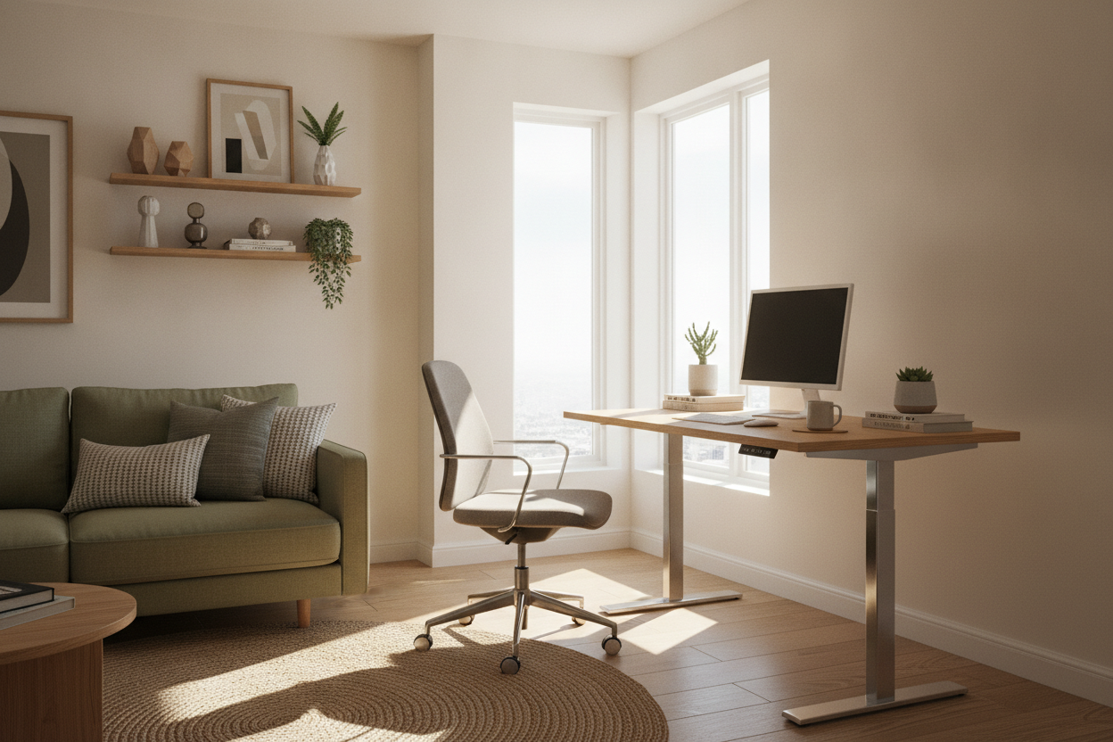 I Replaced My Bulky WFH Setup With a Single Leg Desk (And Survived)