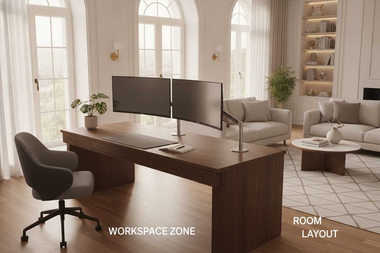 The Guide to Desks 30 Inches Deep: Workspace Zoning, Multi-Monitor Setups, and Room Layouts