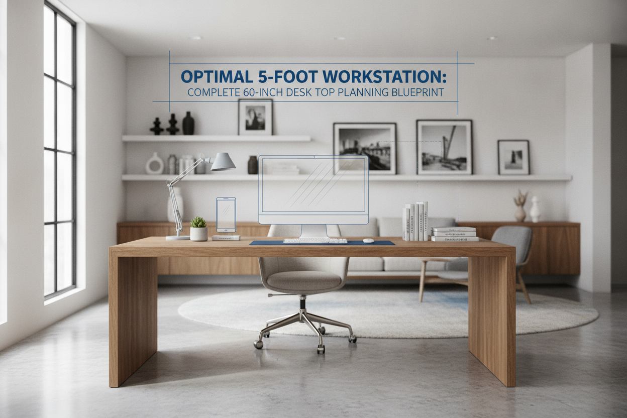 Designing the Optimal 5-Foot Workstation: A Complete 60-Inch Desk Top Planning Blueprint