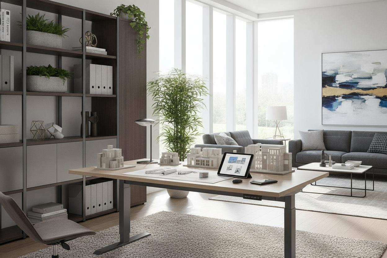 Able Desk Co & Electric Standing Desk Planning Guide: Structural Stability, Sizing Dynamics, and Workspace Storage Integration