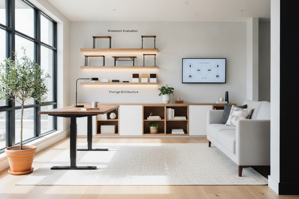 The Uplift Desk Planning Guide: Frame Architecture, Showroom Evaluation, Customer Support, and Storage Integration