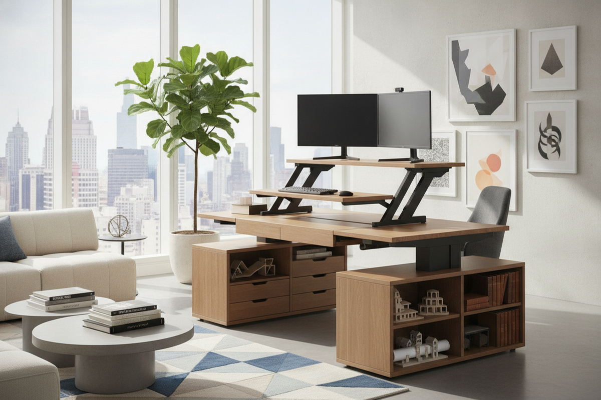 The Best Desk Riser Architectural Guide: Converter Mechanisms, Dimensional Tiers, and Workstation Storage Integration