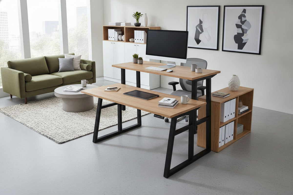 The Best Standing Desk Canada Guide: Dimensional Tiers, Frame Architecture, and Home Office Storage Integration